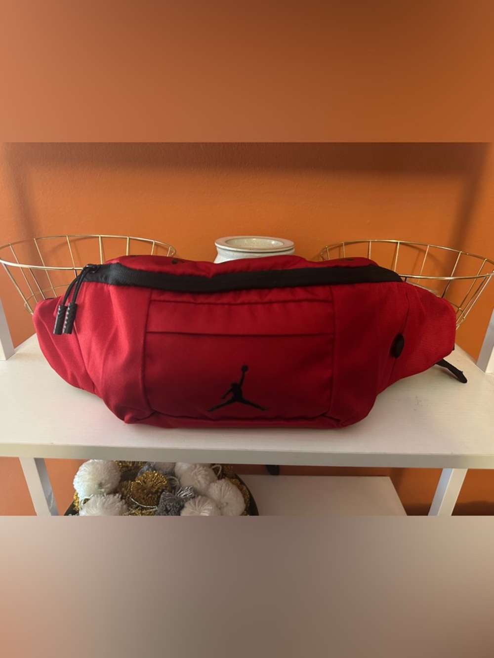NIKE Jordan Jumpman Red & Black Sling Bag(NWOT)